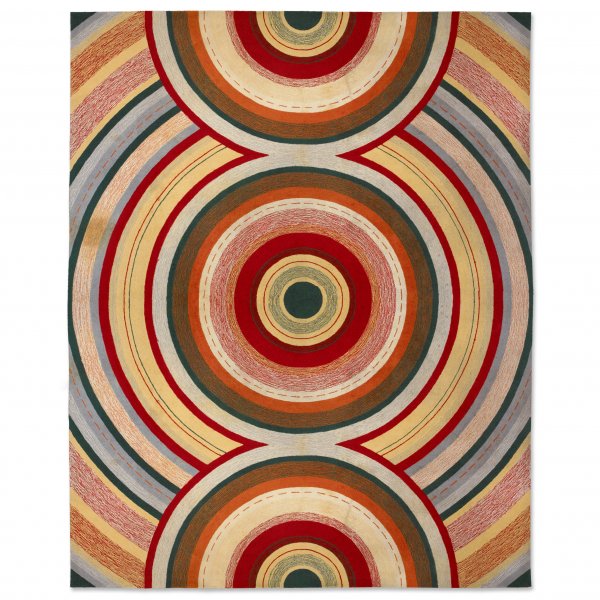 Edward Fields carpet: Edward Fields carpet Edward Fields, Inc. USA, 1998 hand-woven wool 128 w x 163 l inches Signed with stamped manufacturer's mark to reverse: [Edward Fields Copyright 1998 14306 100% Virgin Wool Face].