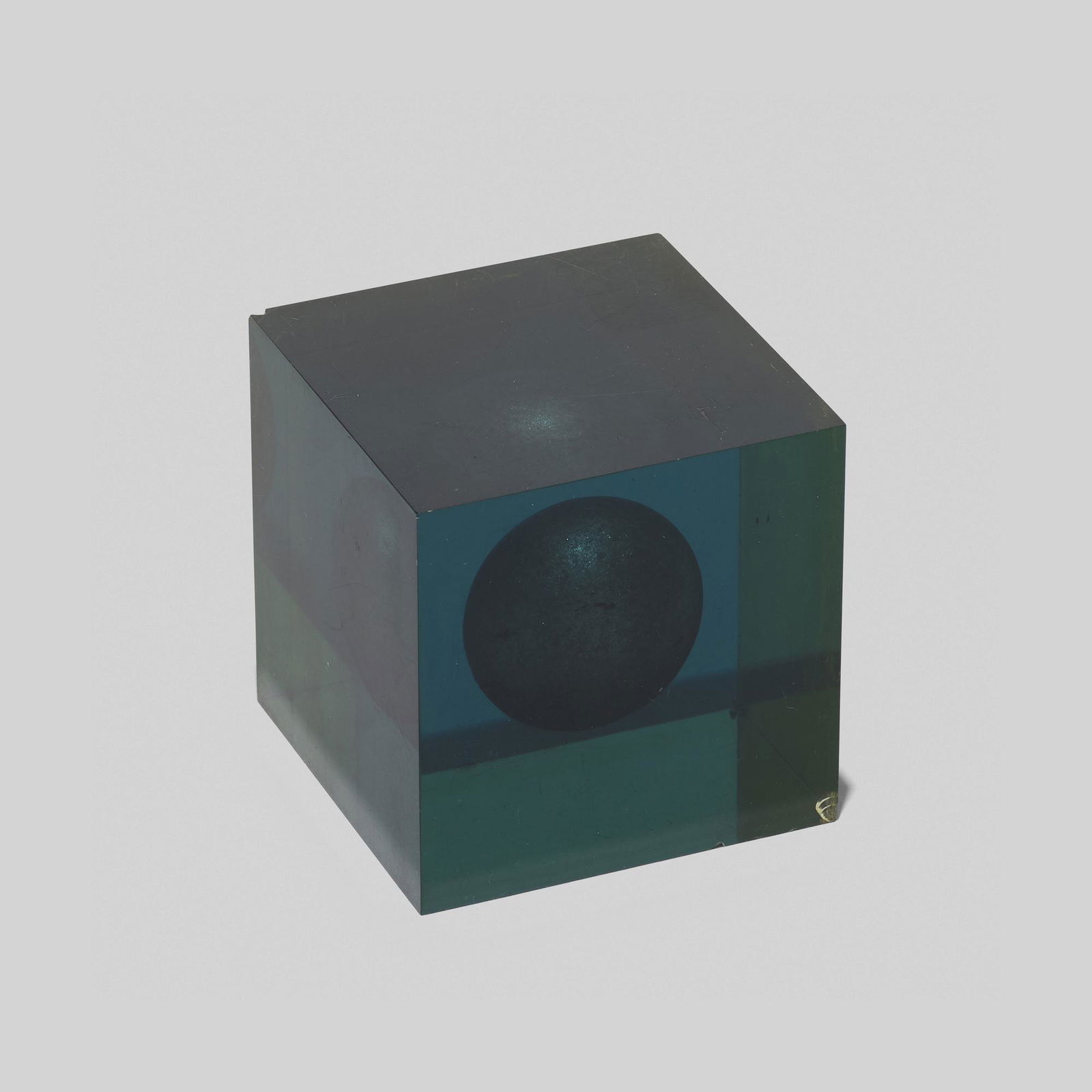 Enzo Mari, Variazioni Tematiche: Enzo Mari Variazioni Tematiche DaneseItaly, 1959-1963resin2.75 h × 2.75 w × 2.75 d in (7 × 7 × 7 cm) Provenance: Acquired directly from Danese by th