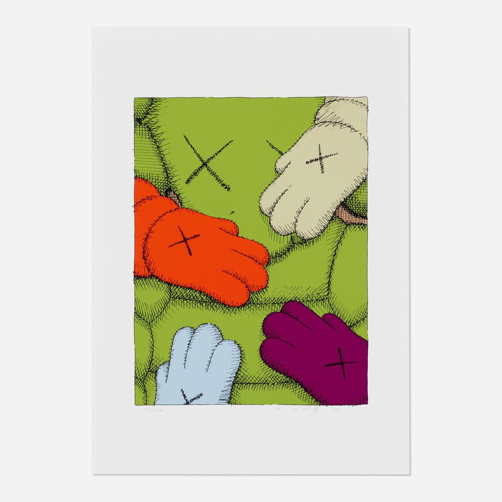 KAWS (Brian Donnelly), URGE (9) (1 of 3)