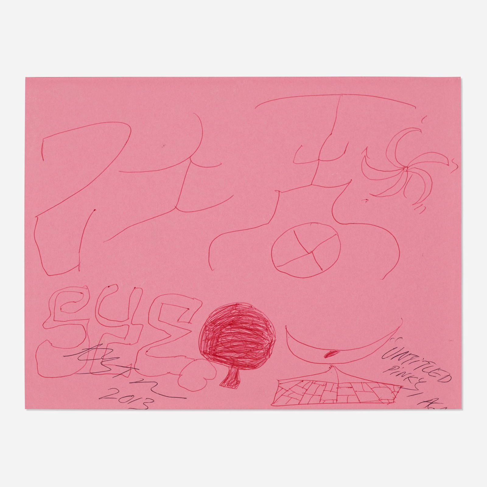 Torey Thornton, Untitled (Pinky Again) (1 of 3)