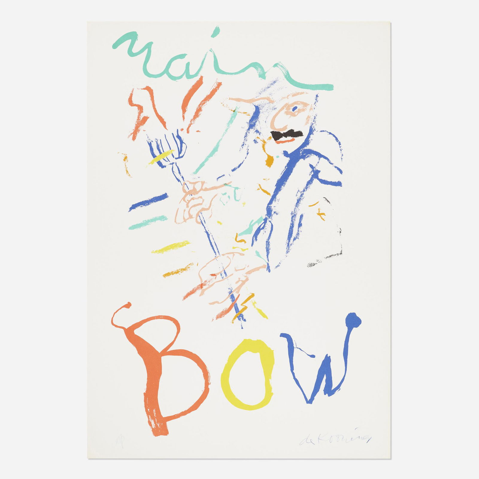 Willem de Kooning, Rainbow: Thelonious Monk? (1 of 2)