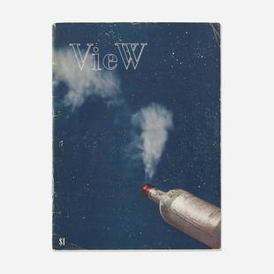 Marcel Duchamp, View magazine: Marcel Duchamp View magazine 1945 printed and bound paper 12 h × 9 w in (30 × 23 cm) Published in New York from 1940-1947 and edited by the poet Charles Henri Ford, View magazine is