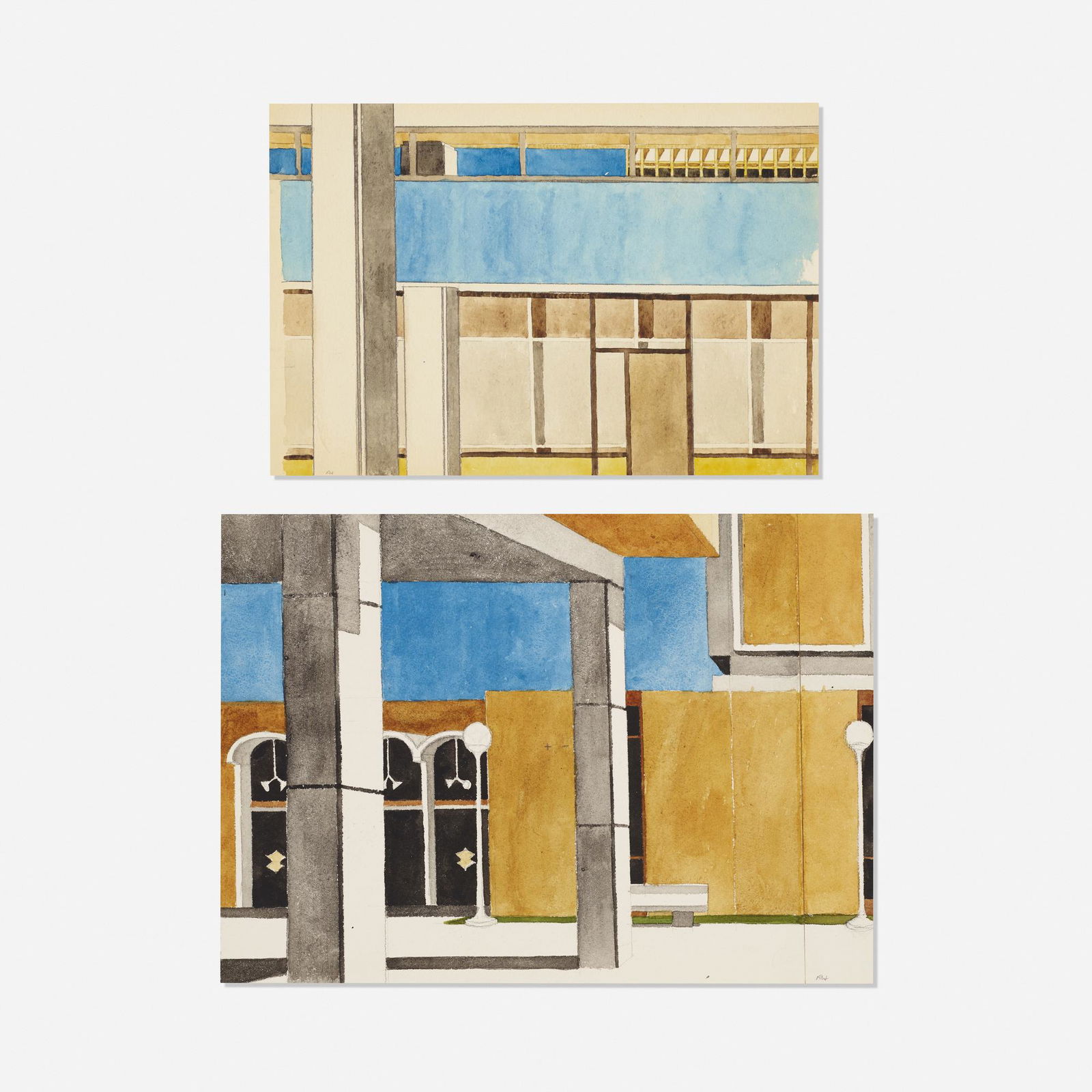 Robert Herrmann, Untitled (two works) (1 of 1)