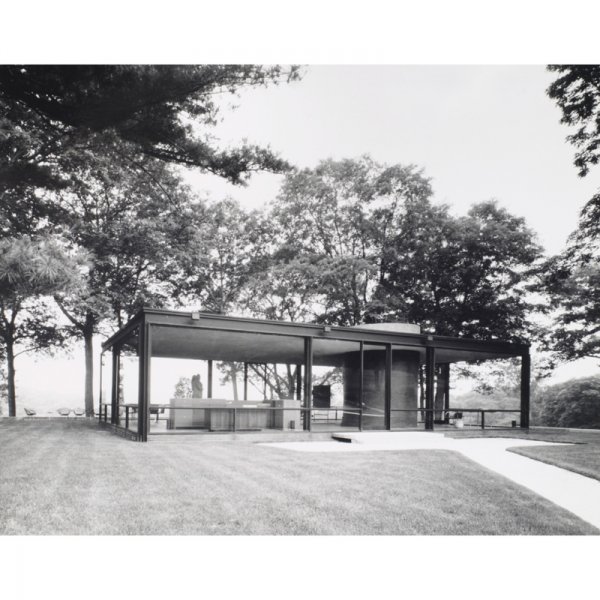 Arnold Newman Philip Johnson Glass House