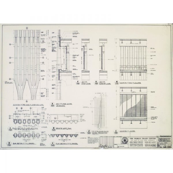 Yamasaki & Associates Elevations & Sections