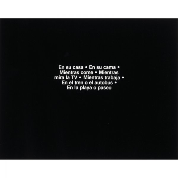 Peter Halley En Su Casa, En Su Cama...: Peter Halley En Su Casa, En Su Cama, Mientras Come, Mientras Mira La TV USA, 1987 Kodalith 17.5 h x 22.25 w inches Signed, titled, dated and numbered to verso '1987 Peter Halley #2 of 2'. Th