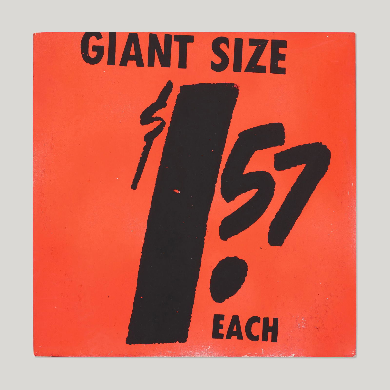 Andy Warhol, $1.57 Giant Size (1 of 3)
