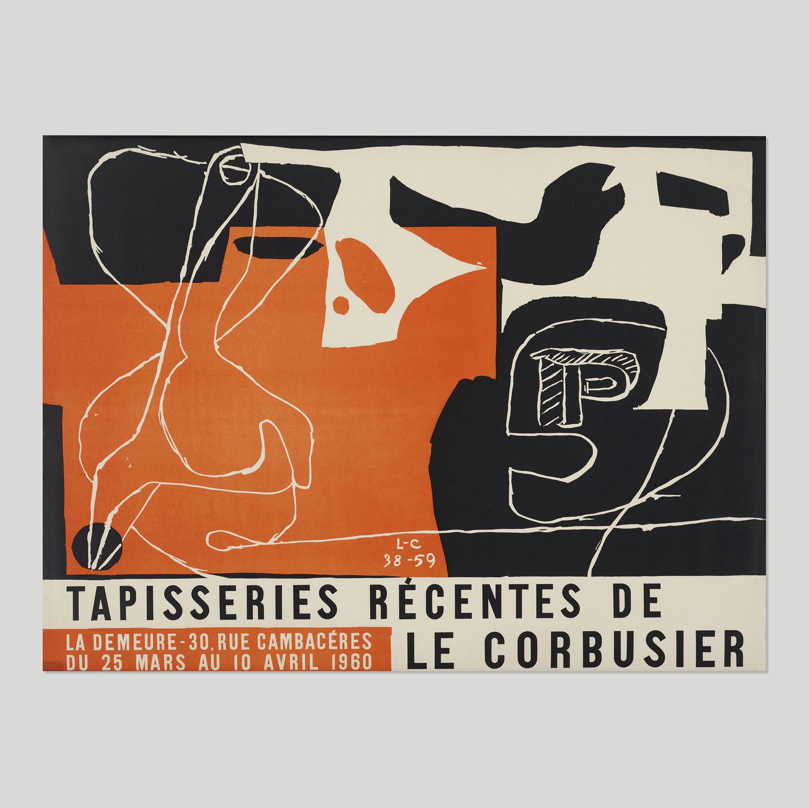 Le Corbusier exhibition poster (1 of 3)
