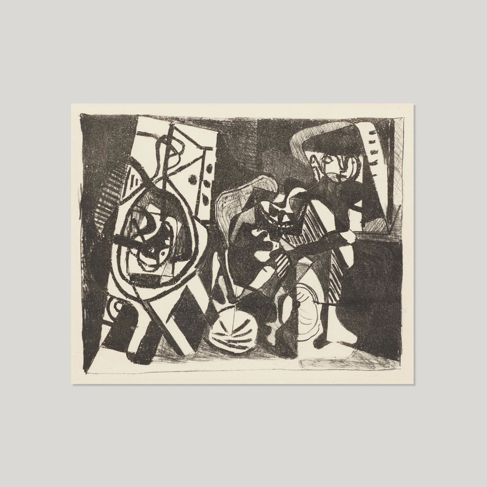 Pablo Picasso, Scene d'interieur (1 of 3)
