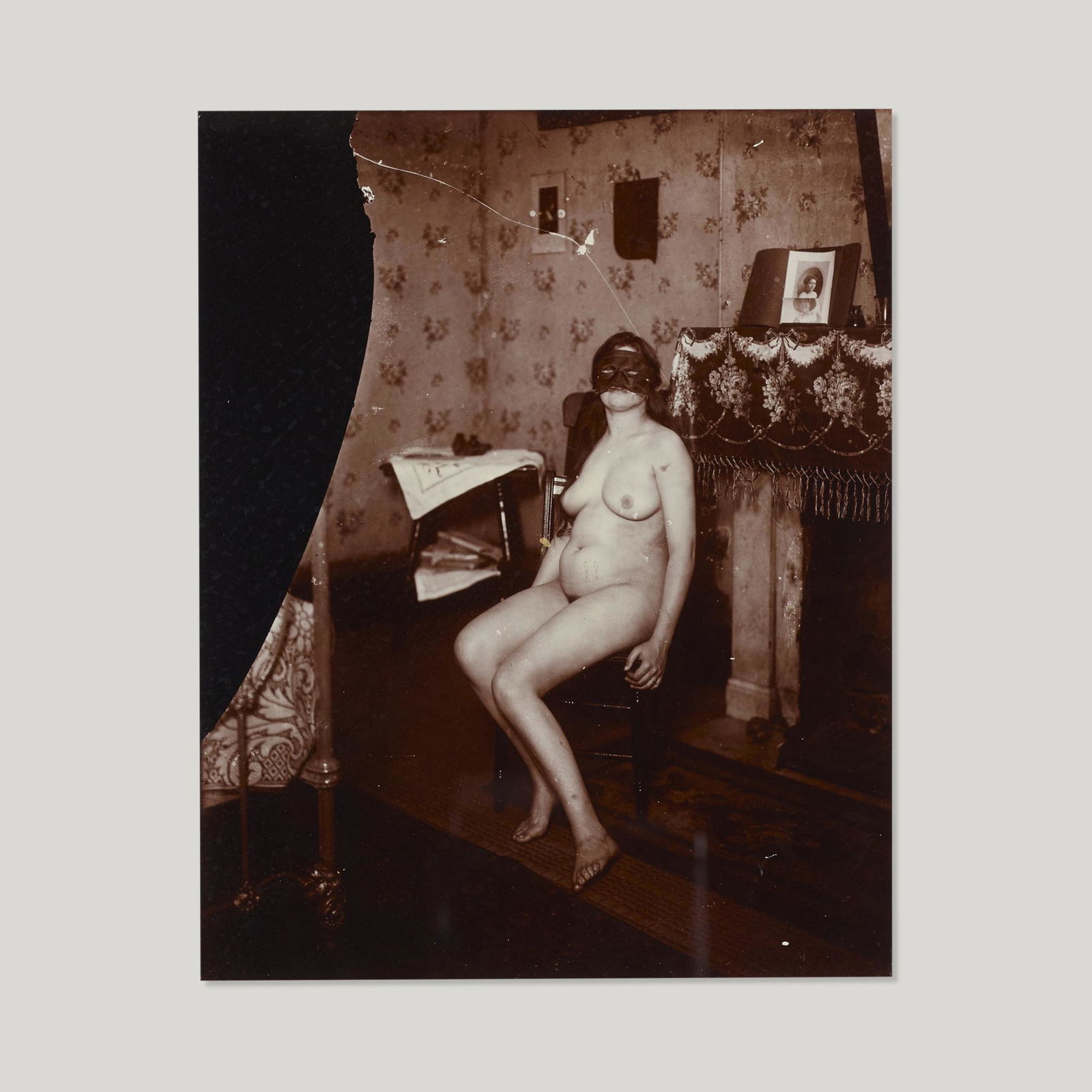 Bellocq and Friedlander, Storyville Portrait: E.J. Bellocq and Lee Friedlander Storyville Portrait USA, c. 1890 / c. 1970gelatin silver print10 h × 8 w in (25 × 20 cm) Signed and numbered to verso 'Bellocq #4'. Stamped to verso '