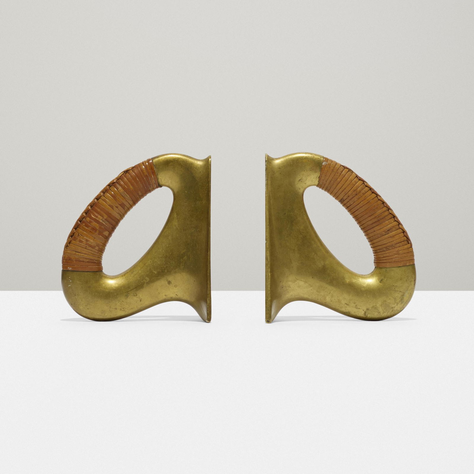 Carl Aubock II, Bookends model 3530, pair (1 of 3)