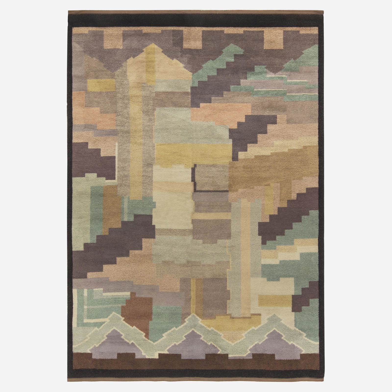 Greta Skoaster, Art Deco flatweave carpet (1 of 1)