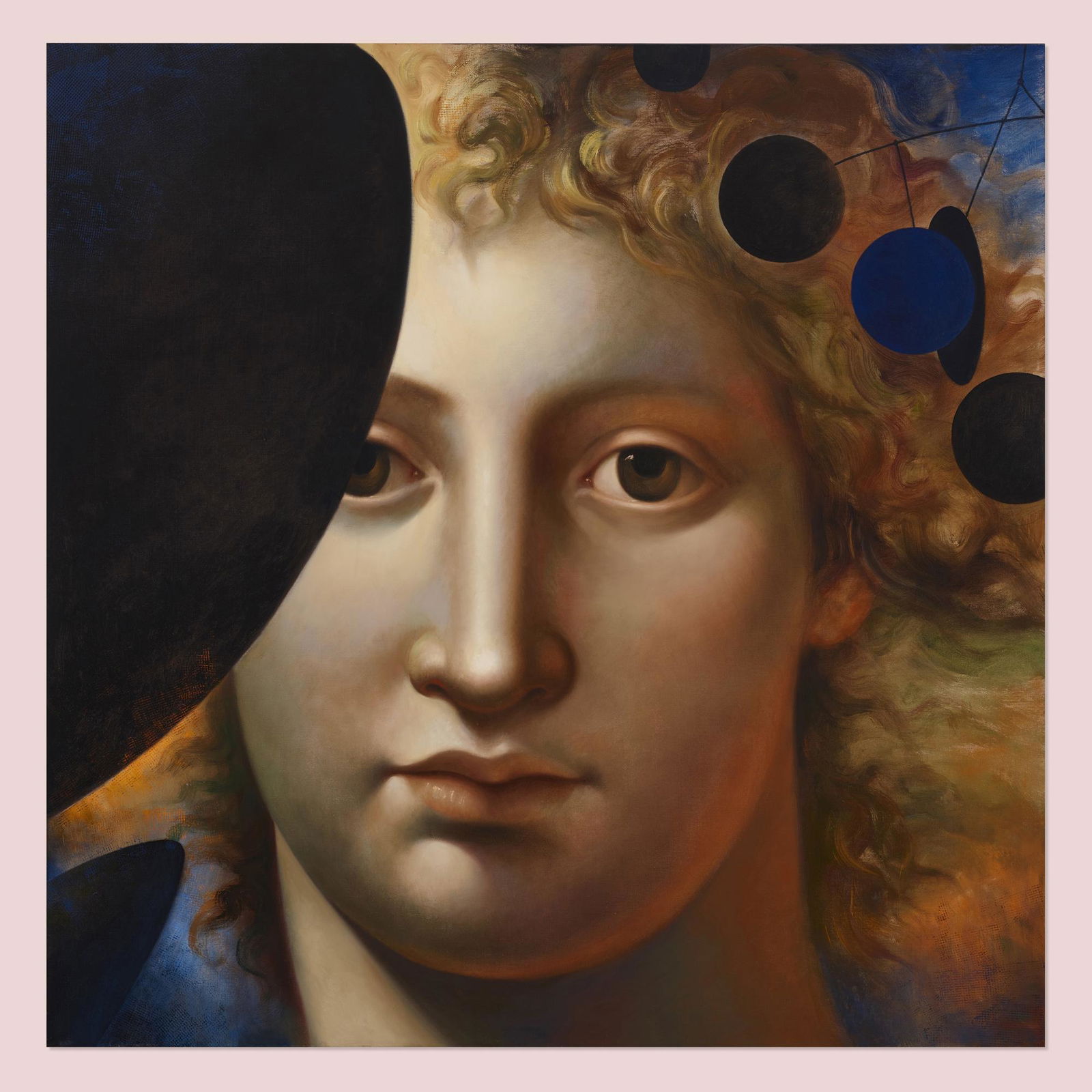 Carlo Maria Mariani, Composizione 8 - Apparition: Carlo Maria Mariani Composizione 8 - Apparition 1989oil on canvas 48 h × 48 w in (122 × 122 cm) Signed, titled and dated to verso 'Composizione 8 - Apparition Carlo Maria Mariani 8