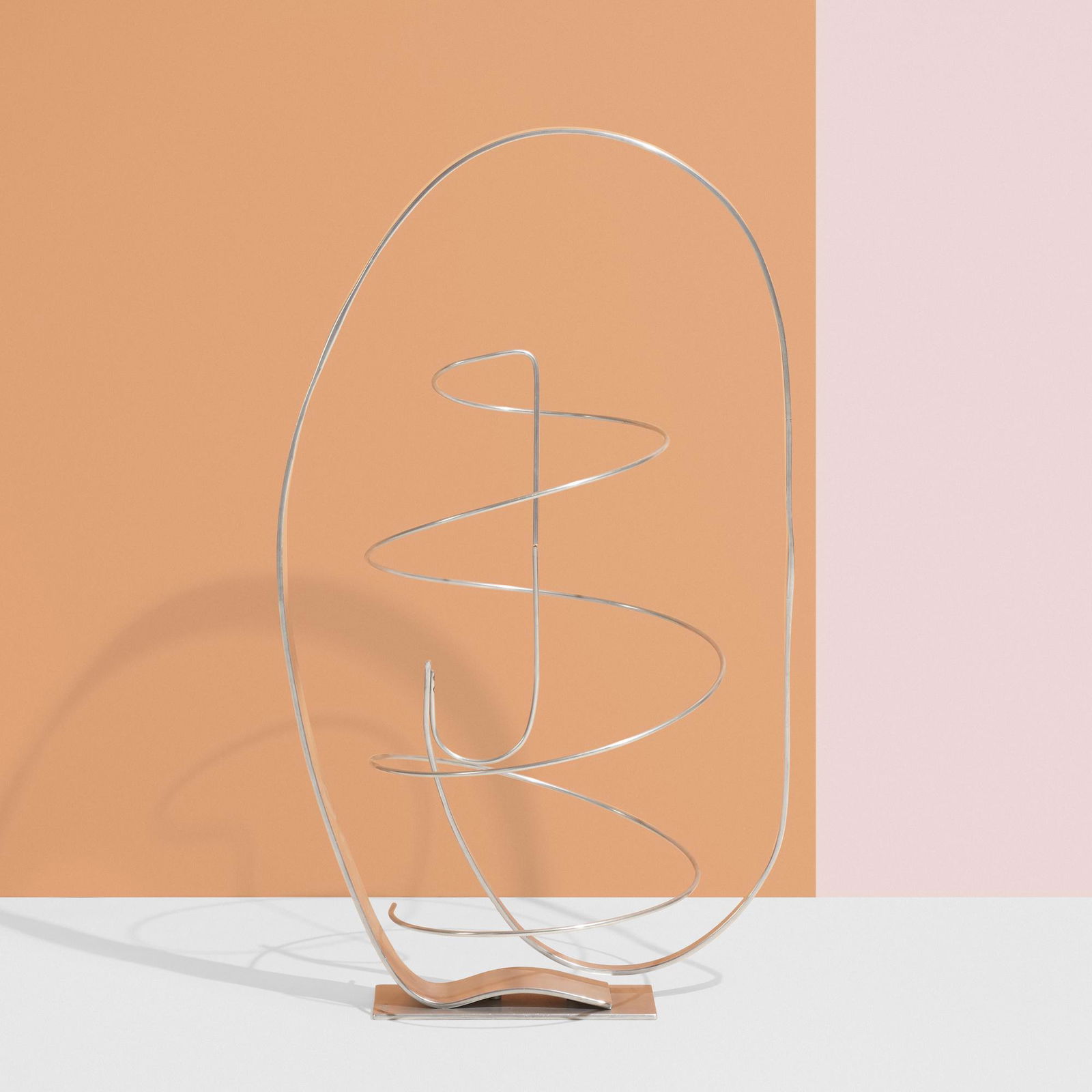 Bill Keating, Doodle: Bill Keating Doodle 1975aluminum 38 h × 22 w × 15.5 d in (97 × 56 × 39 cm) Incised signature and date to base 'Bill Keating 1975'. Provenance: S