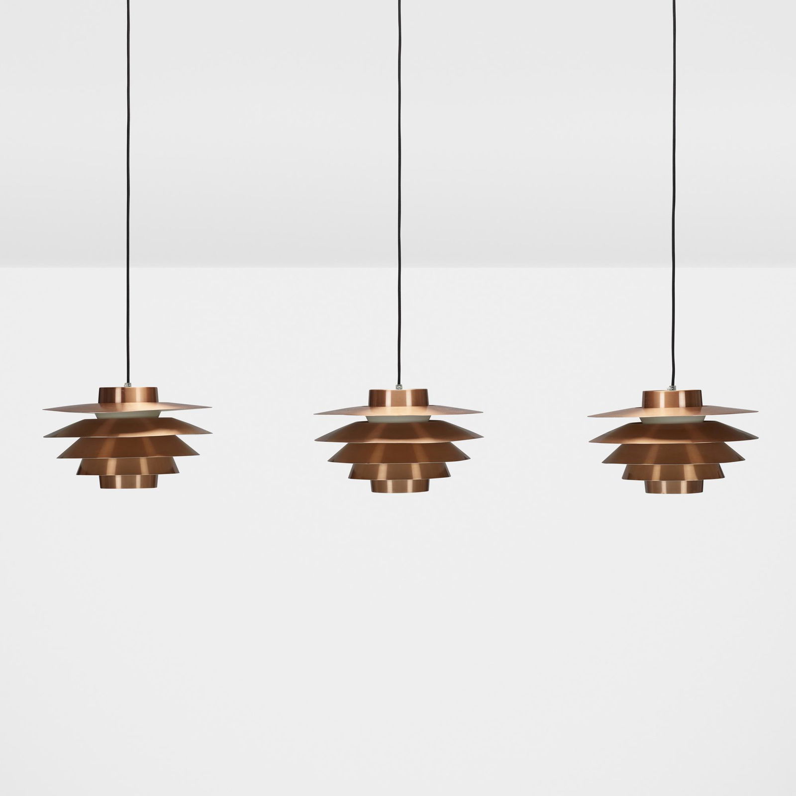 Danish, Pendant lamps, set of three (1 of 3)