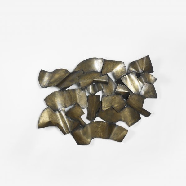 Abbott Pattison untitled: Abbott Pattison untitled USA, c. 1975 bronze 37 h x 52 w inches Incised signature to lower right: [A. Pattison].