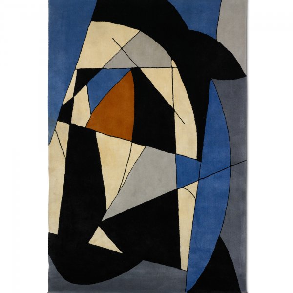 Edward Fields carpet: Edward Fields carpet Edward Fields, Inc. USA, c. 1970 hand-woven wool 71 w x 108 h inches Signed with stamped manufacturer's mark to underside: [100% Virgin Wool Face Edward Fields Made in USA].