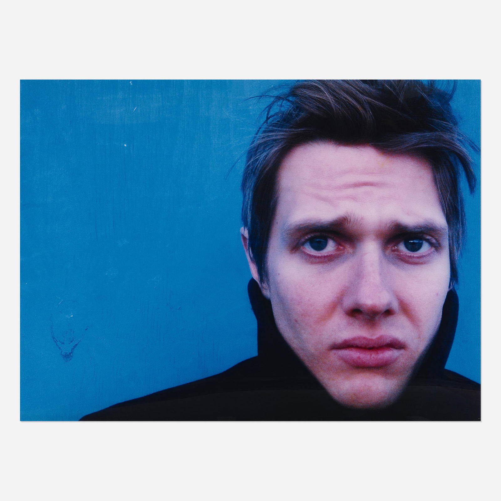 Slater Bradley, Blue Doppelganger: Slater Bradley Blue Doppelganger 2004-05Diasec mounted c-print 71 h × 96 w in (180 × 244 cm) Signed, titled, dated and numbered to verso 'Slater Bradley blue doppelganger 2004-05 e