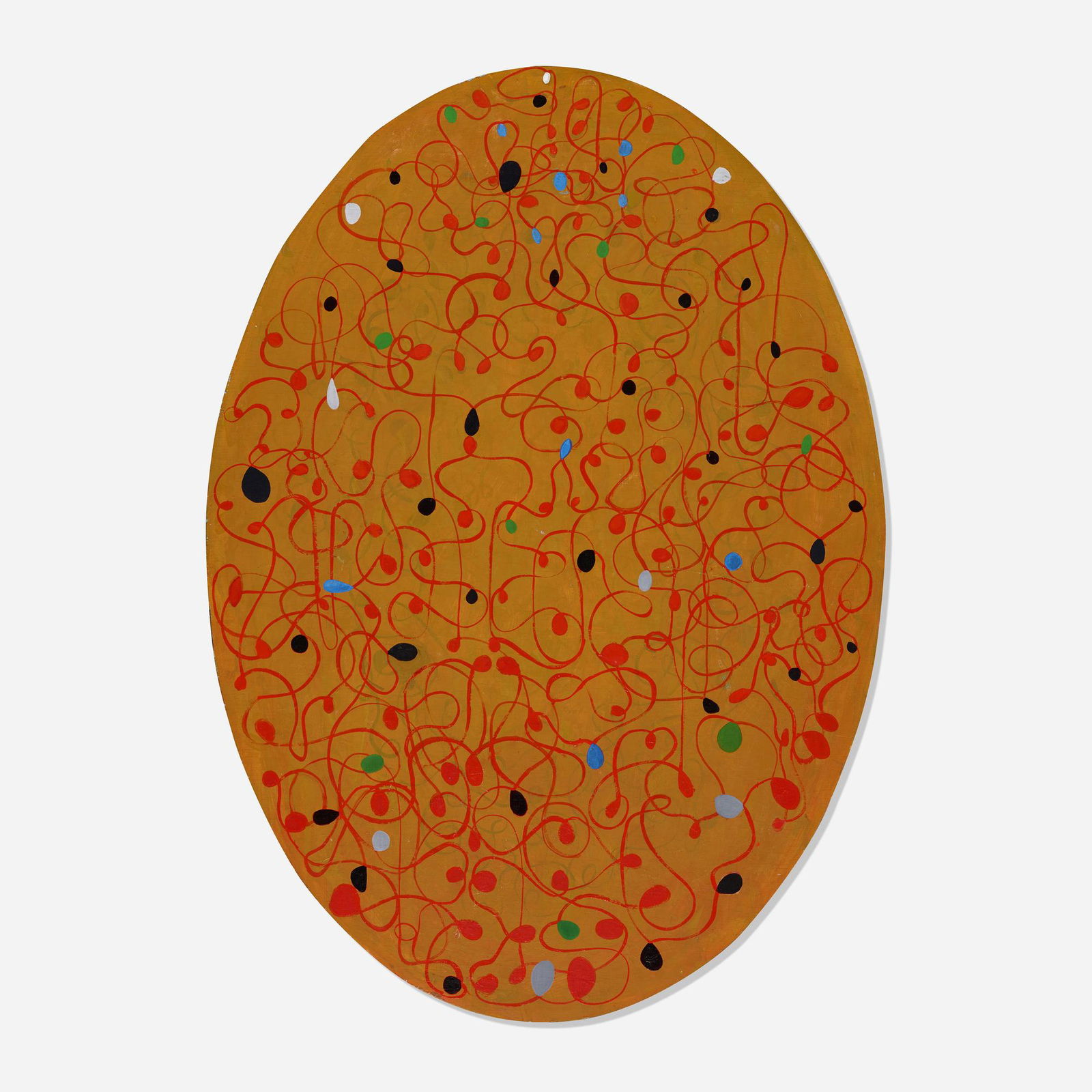 Verne Dawson, Untitled: Verne Dawson Untitled 1987oil on wood 44.25 h × 31.5 w in (112 × 80 cm) Signed and dated to verso 'Verne Dawson 1987'. Provenance: Acquired directly from th