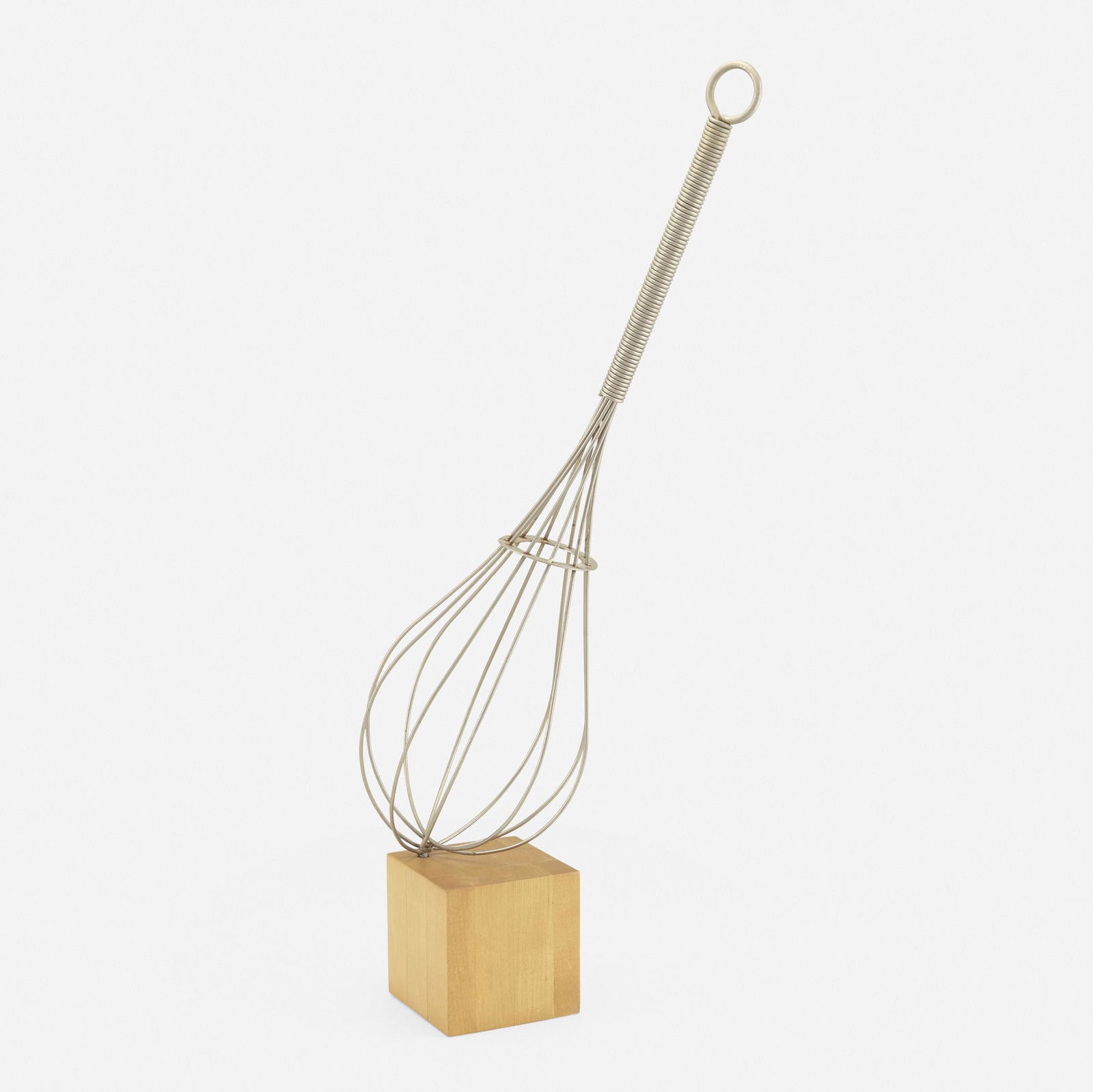 Curtis Jere, Whisk: Curtis Jere Whisk USA, 1990steel, wood 29 h × 12 w × 7.5 d in (74 × 30 × 19 cm) Signed and dated to top of central ring 'Jere 1990'. This work will