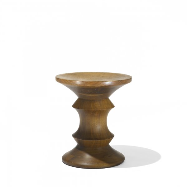 Charles and Ray Eames Time-Life stool: Charles and Ray Eames Time-Life stool Herman Miller USA, 1960 walnut 13.25 dia x 15 h inches Literature: Eames Design: The Work of the Office of Charles and Ray Eames, Neuhart, Neuhart and Eames, pog.