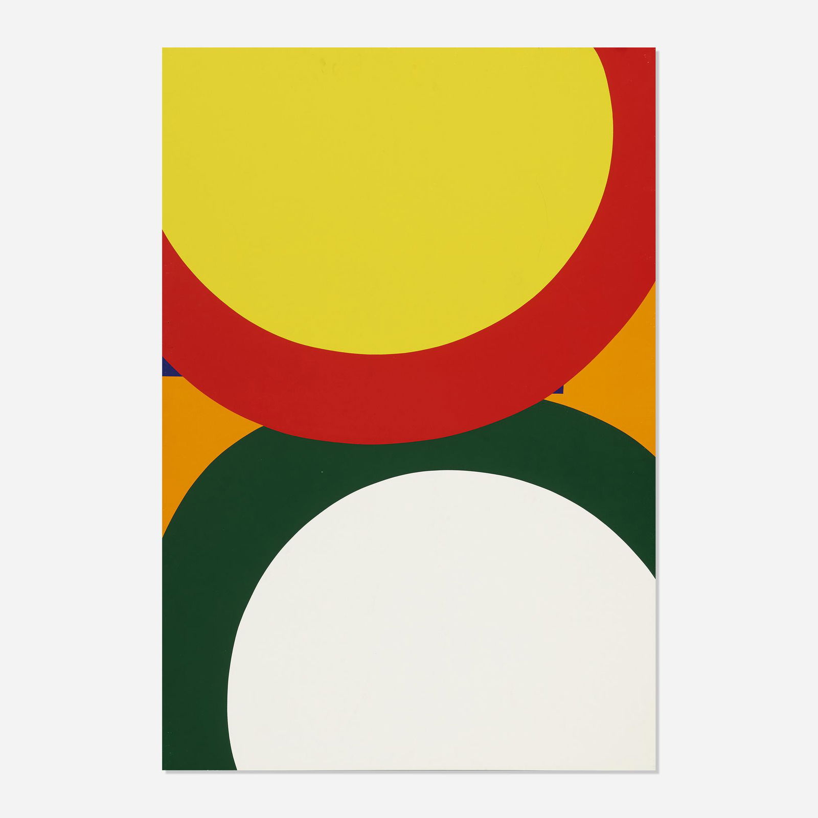 Al Held, Untitled: Al Held Untitled 1968screenprint in colors 38.5 h × 26.375 w in (98 × 67 cm) Signed and dated to verso 'Al Held 68'. This work is from the edition of 150. This