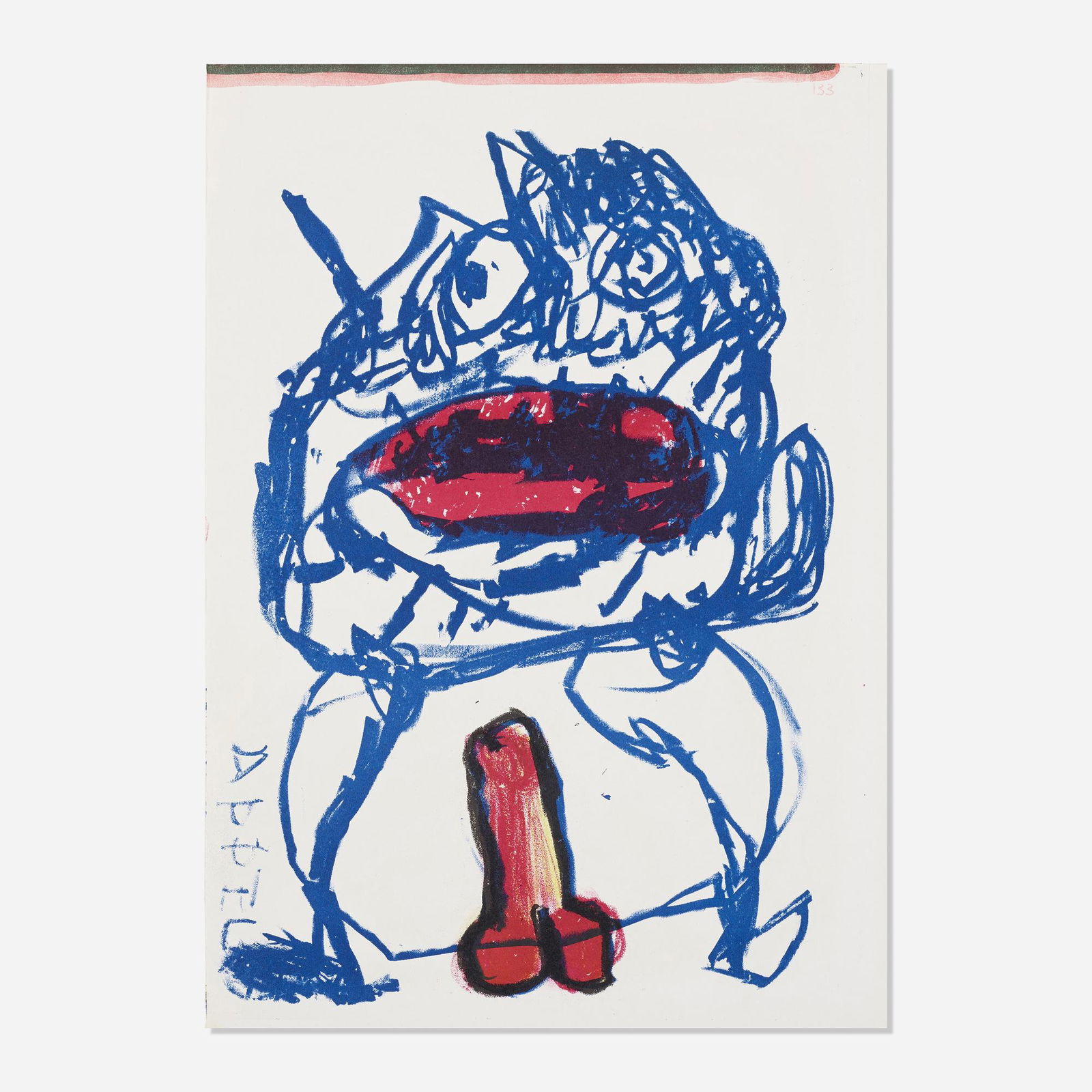 Karel Appel, Untitled (One Cent Life) (1 of 2)