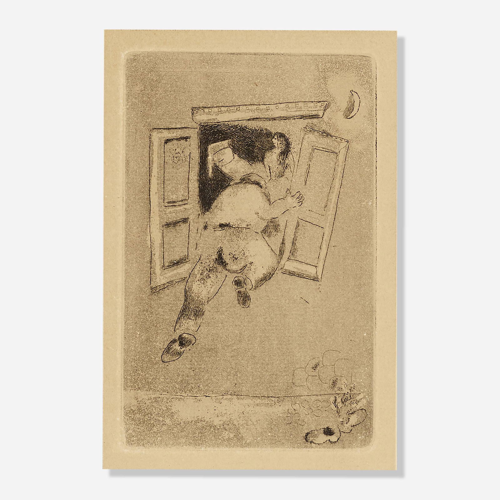 Marc Chagall, Visit Through the Window (1 of 3)