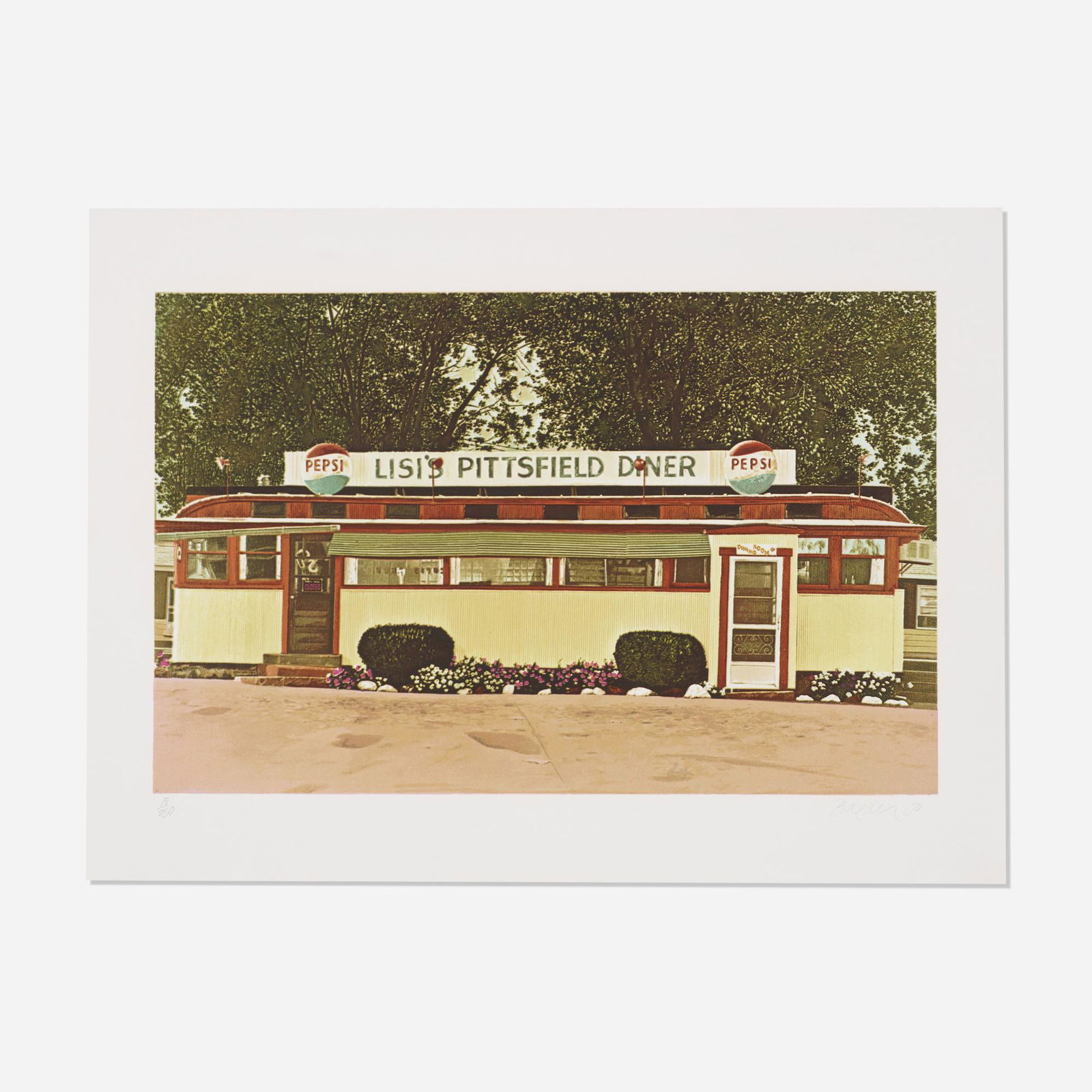 John Baeder, Lisi's Pittsfield Diner (1 of 2)