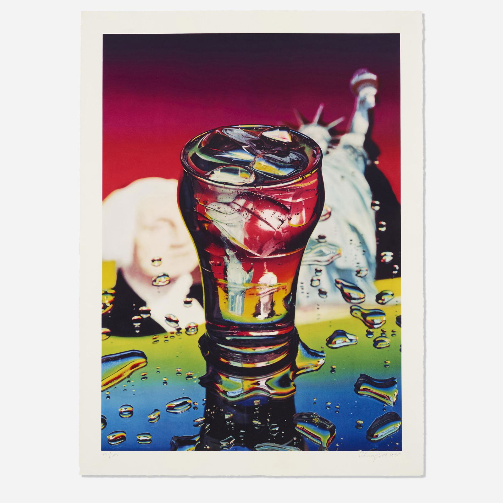 Ben Schonzeit, Yankee Flame: Ben Schonzeit Yankee Flame (from America, the Third Century portfolio) 1975collotype sheet: 30 h × 22.5 w in (76 × 57 cm) image: 27 h × 19.5 w in (69 × 50 cm) Signed