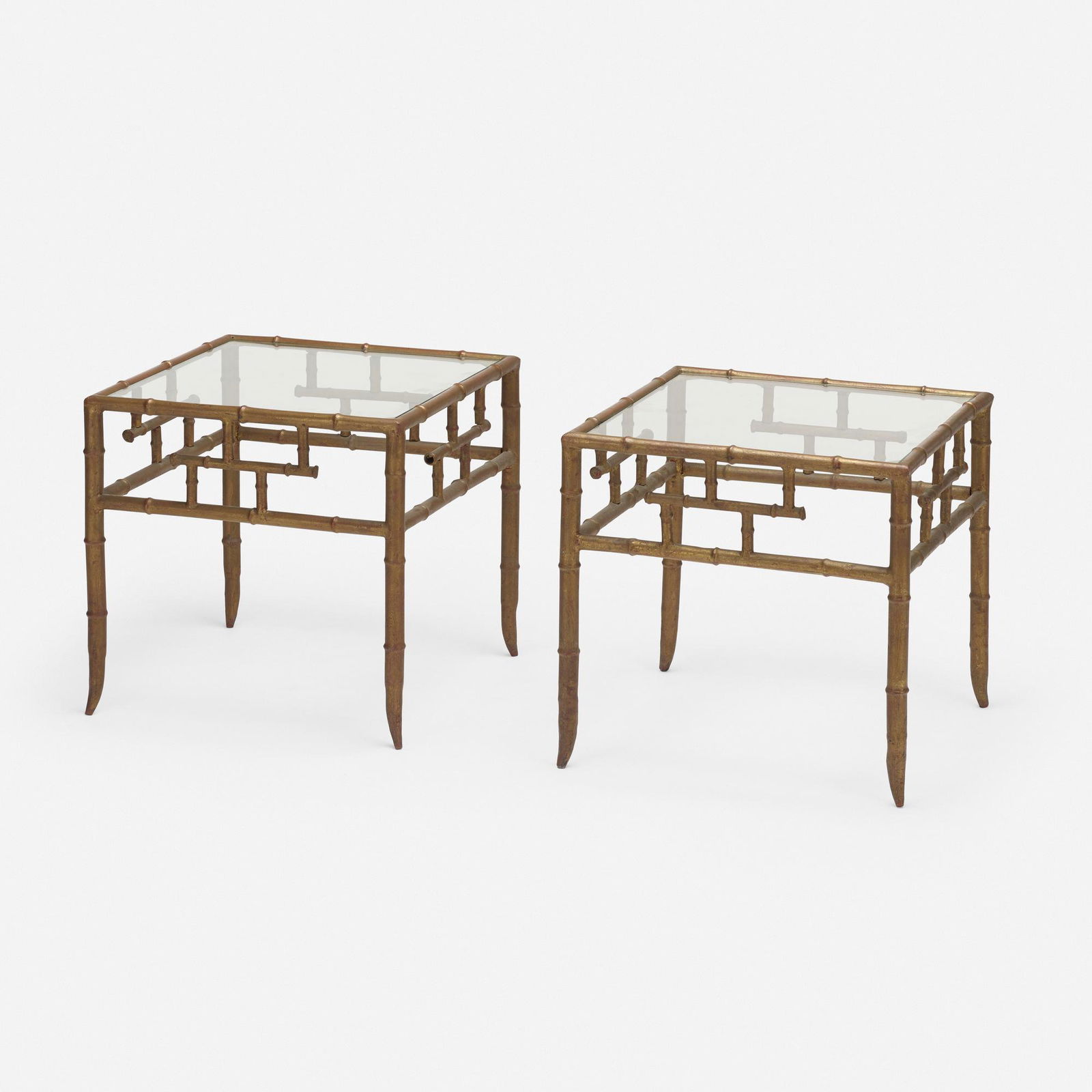 Hollywood Regency, Occasional tables, pair (1 of 3)