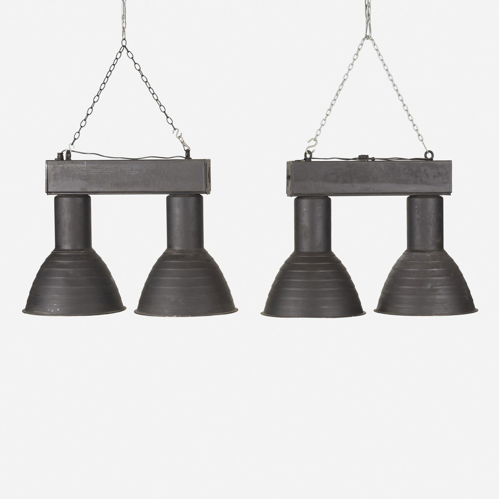 Industrial, Ceiling lights, pair (1 of 2)