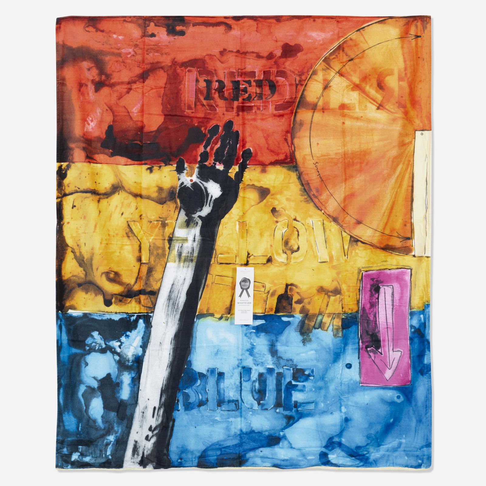 Jasper Johns, WOW (Works on Whatever) Beach Towel (1 of 2)