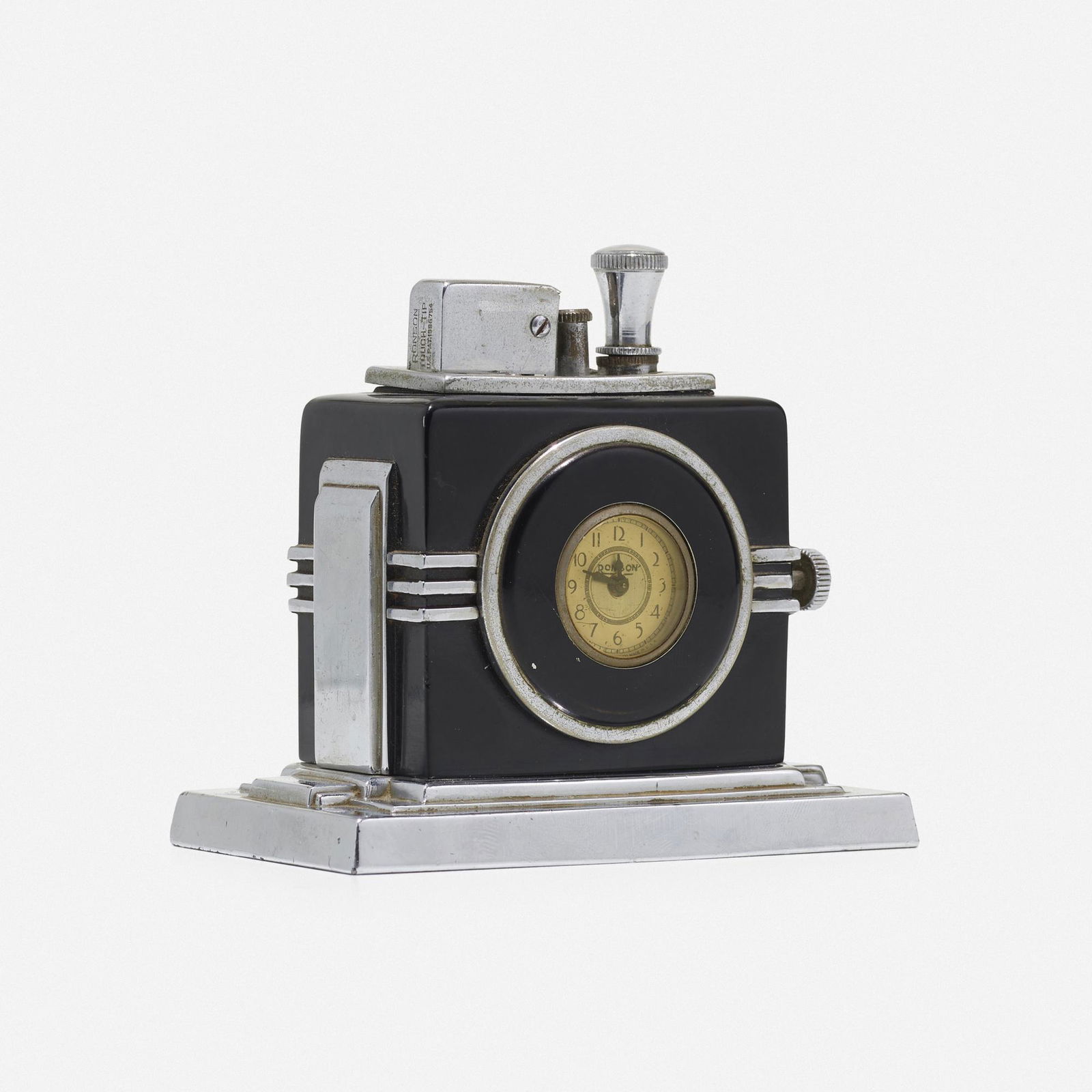 Ronson, Touch-Tip table lighter with clock (1 of 4)