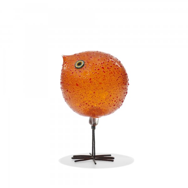 Alessandro Pianon Pulcini: Alessandro Pianon Pulcini Vistosi Italy, c. 1963 glass, copper 5 dia x 8.25 h inches