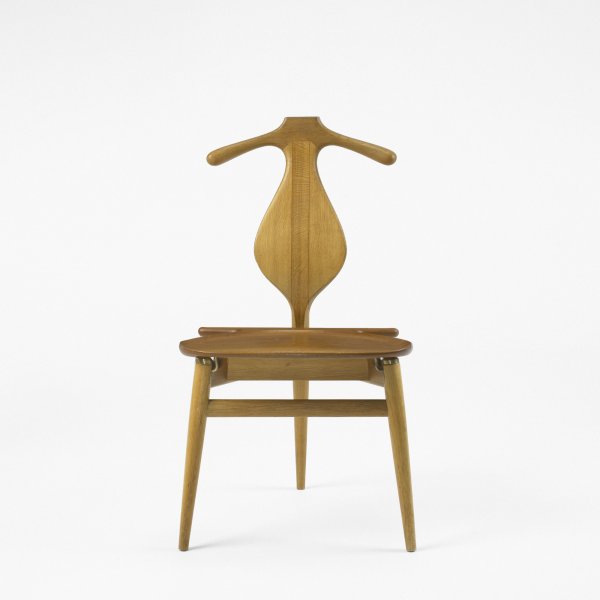 Hans Wegner Valet chair: Hans Wegner Valet chair Johannes Hansen Denmark, 1953 teak, oak, brass 20.25 w x 20 d x 37 h inches Literature: Hans J. Wegner's 100 Chairs, Oda, ppg. 64-65 Hans J. Wegner, Bernsen, ppg. 36-37 Danish