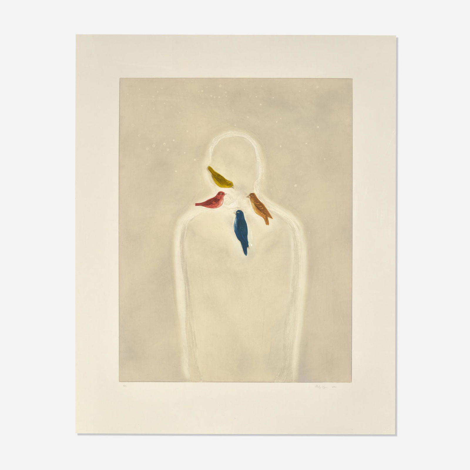 Enrique Martinez Celaya, The Music (White Forest) (1 of 3)