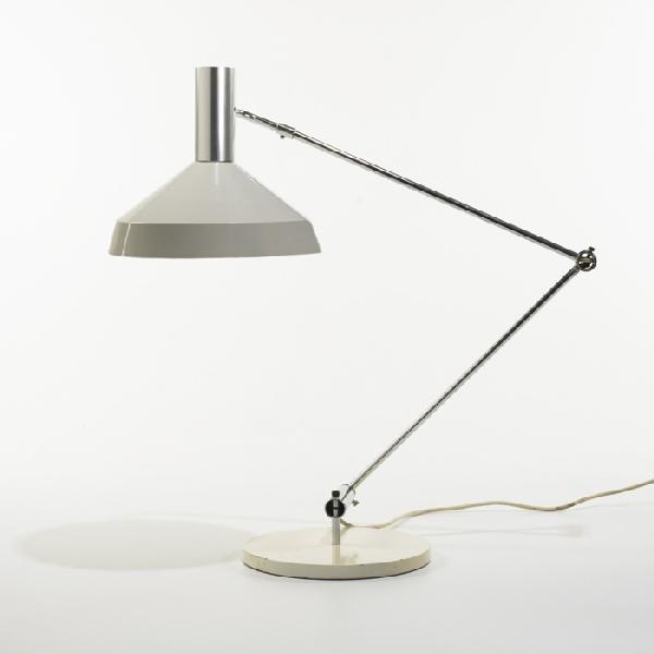 George Kovacs, attribution desk lamp: George Kovacs, attribution desk lamp USA, c. 1965 enameled and chrome-plated steel, enameled aluminum, aluminum 18 w x 15 d x 22 h inches