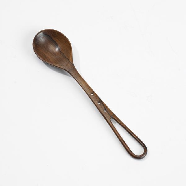 Peder Moos spoon: Peder Moos spoon Denmark, c. 1960 rosewood 8.5 w x 2 d x .75 h inches