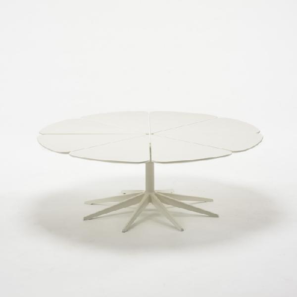 Richard Schultz Petal coffee table: Richard Schultz Petal coffee table Knoll USA, c. 1965 lacquered wood, enameled steel, enameled aluminum 42 dia x 15 h inches