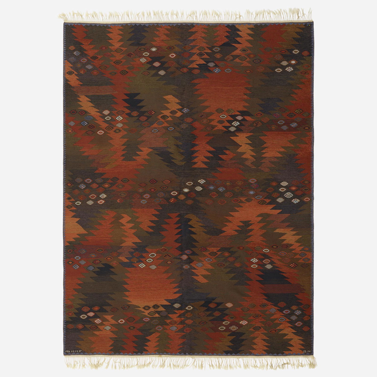 Barbro Nilsson, Tanga tapestry weave carpet (1 of 1)