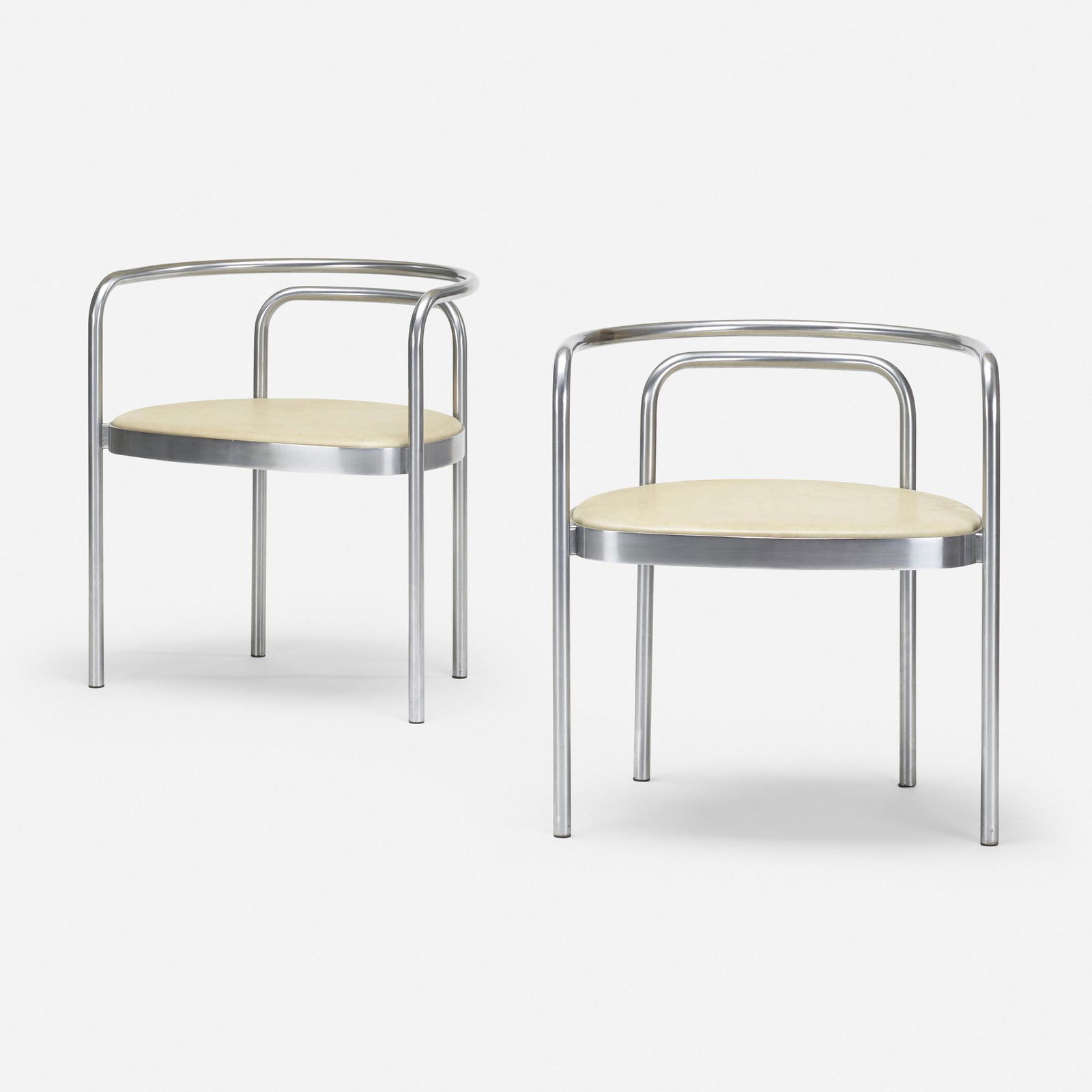Poul Kjaerholm, PK 12 chairs, pair (1 of 3)