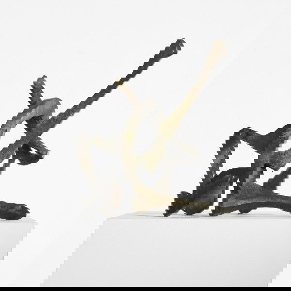 Bill Barrett Stargate I: Bill Barrett Stargate I USA, 2000 cast bronze with applied patina 14 h x 10.5 w inches Signed and dated to lower edge 'Bill Barrett 2000'. This work is a maquette for a larger sculpture that exhibited