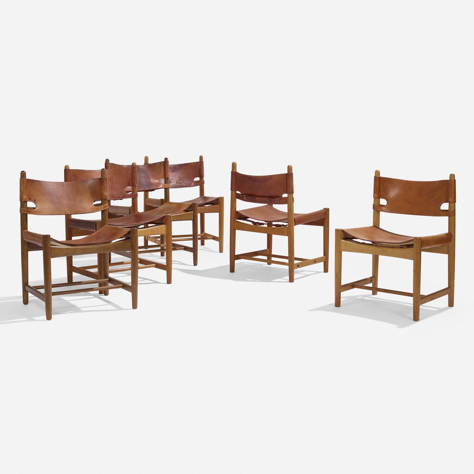 Borge Mogensen, Dining chairs model 3237, set of six (1 of 4)