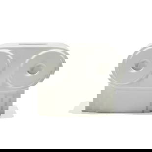 Sottsass vase from the Yantra series, model Y32: Ettore Sottsass vase from the Yantra series, model Y32 Edizioni Arte Design Italy, 1968/c. 1980 glazed ceramic 13 w x 7 d x 9.75 h inches Glazed signature to underside: [Sottsass]. Signed with decal