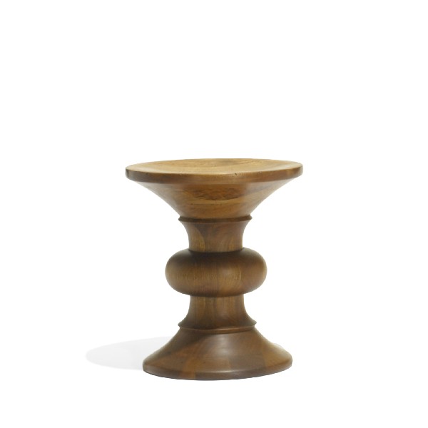 Charles and Ray Eames Time Life stool: Charles and Ray Eames Time Life stool Herman Miller USA, 1960 walnut 13 dia x 15 h inches Literature: Eames Design: The Work of the Office of Charles and Ray Eames, Neuhart, Neuhart and Eames, ppg. 24