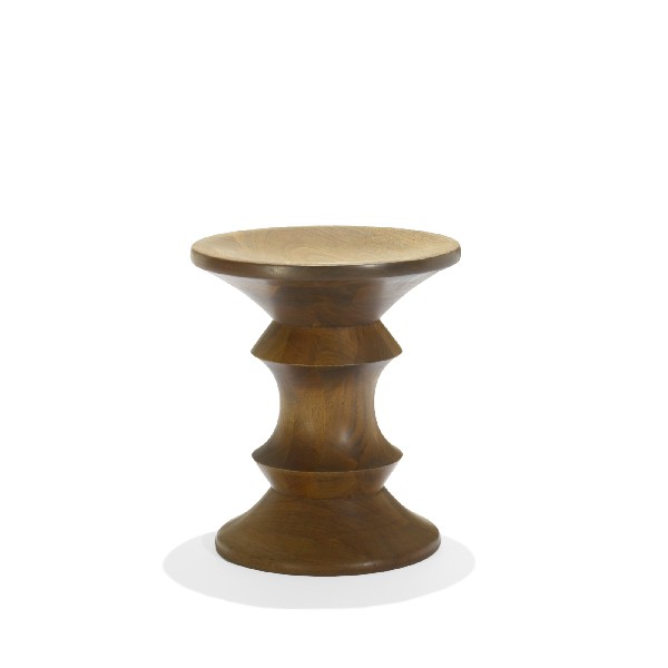 Charles and Ray Eames Time Life stool: Charles and Ray Eames Time Life stool Herman Miller USA, 1960 walnut 13 dia x 15 h inches Literature: Eames Design: The Work of the Office of Charles and Ray Eames, Neuhart, Neuhart and Eames, ppg. 24