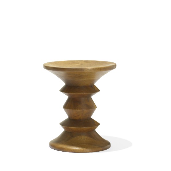 Charles and Ray Eames Time Life stool: Charles and Ray Eames Time Life stool Herman Miller USA, 1960 walnut 13 dia x 15 h inches Literature: Eames Design: The Work of the Office of Charles and Ray Eames, Neuhart, Neuhart and Eames, ppg. 24