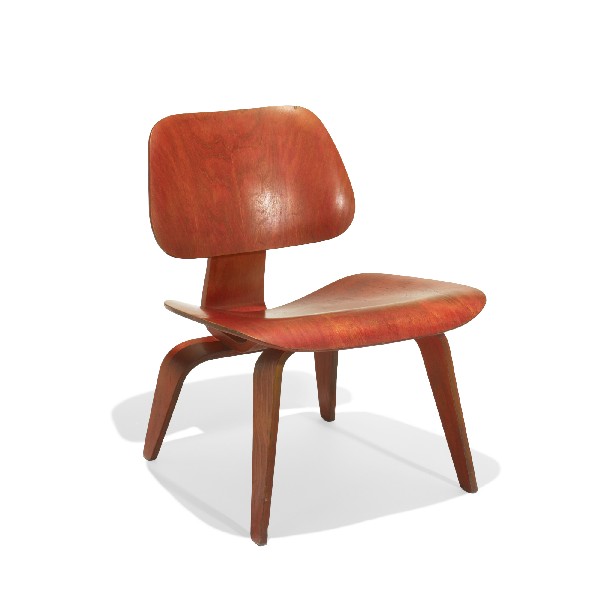 Charles and Ray Eames LCW: Charles and Ray Eames LCW Herman Miller USA, 1945/1952 aniline-dyed birch plywood, rubber 22 w x 24 d x 26.5 h inches Literature: Eames Design: The Work of the Office of Charles and Ray Eames, Neuhart