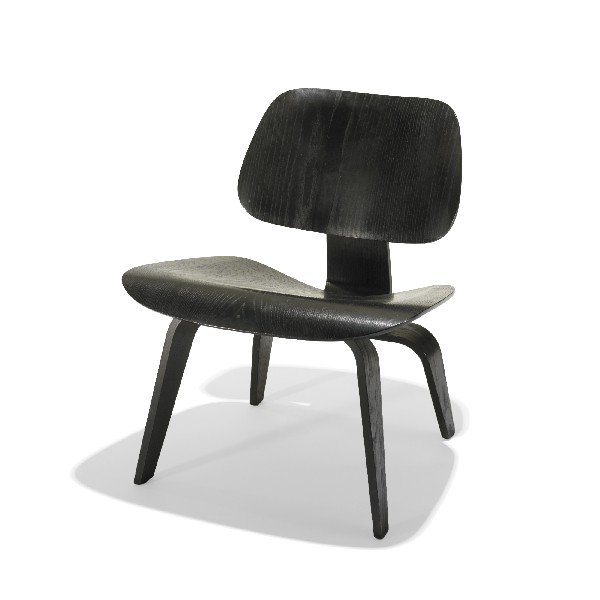 Charles and Ray Eames LCW: Charles and Ray Eames LCW Herman Miller USA, 1946/1952 aniline-dyed ash plywood, rubber 22.25 w x 23 d x 27 h inches Signed with impressed mark to underside: [LCW].